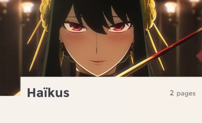 Haïkus - Spy family