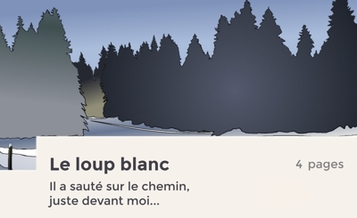 Empreintes dans la neige