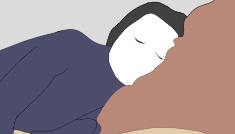 Endormi sur le canapé